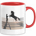Pferde Trainer Tasse Geschenk Lustige Geschenkidee Spruch Für Reitsport Coaches Rot Trendation
