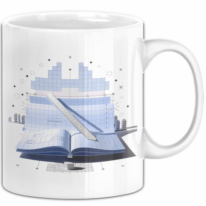 Architekt Tasse Geschenk Lustige Geschenkidee Spruch Für Design Denker Weiß Trendation