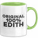 Edith Tasse Original 100% Edith Geschenk Grün Trendation