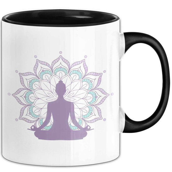 Yoga Liebhaber Tasse Geschenkidee für Zen Posen Suchende Trendation