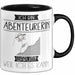 Abenteurerin Tasse Geschenk Ich Bin Abenteurerin Warum Weil Ich Es Kann Geschenkidee Geburtstag Trendation