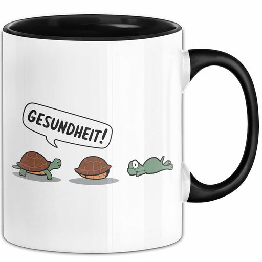 Schildkröte Tierliebhaber Tasse Geschenk Lustige Geschenkidee Spruch Gesundheit Trendation