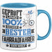 Fahrradfahrer Geschenk Lustiger Spruch für Fahrradfahrer Geschenkidee Bester Fahrradfahrer Der Welt Blau Trendation