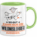 Wildnislehrer Geschenk Tasse So Gut Kann Nur Ein Wildnislehrer Aussehen Geschenkidee Kaffee-Becher Grün Trendation