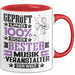 Musikveranstalter Geschenk Lustiger Spruch für Musikveranstalter Geschenkidee Bester Musikveranstalter Der Welt Rot Trendation