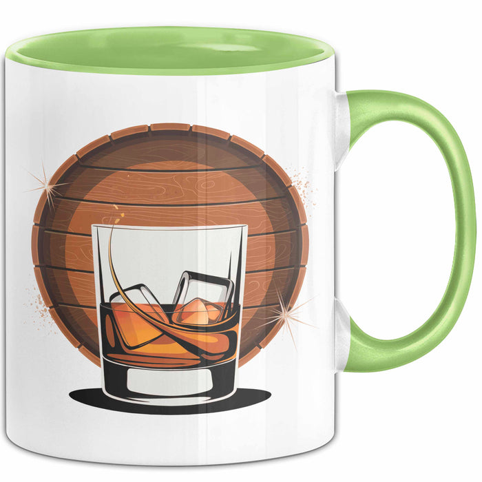 Whiskey Kenner Tasse Geschenk Lustige Geschenkidee Spruch Für Whiskey Fans Grün Trendation
