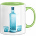 Wodka Trinker Tasse Geschenkidee für Spirituosen Liebhaber Grün Trendation