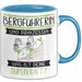 Bergführerin Und Prinzessin Tasse Geschenk Für Eine Bergführerin Geburtstag Was Ist Deine Superkraft Blau Trendation