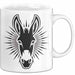 Eselbauer Esel Tier Gesicht Tasse Geschenk Lustige Geschenkidee Spruch Weiß Trendation