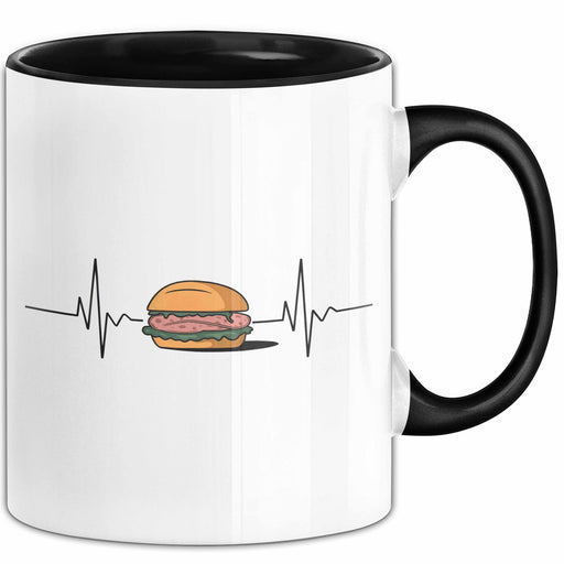 Deutschland Deutsches Fleisch Leberkäse Herzschlag Tasse Geschenk Lustige Geschenkidee Spruch Trendation