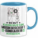 Musikgeschäftsinhaber Geschenk Tasse So Gut Kann Nur Ein Musikgeschäftsinhaber Aussehen Geschenkidee Kaffee-Becher Blau Trendation