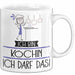 Geschenk für Köchin Tasse Lustige Geschenkidee Geburtstag Ich Bin Köchin Ich Darf Das Weiß Trendation