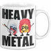 Punk Rock Metal Chemiker Tasse Geschenk Lustiger Spruch Musiker Wissenschaft Weiß Trendation