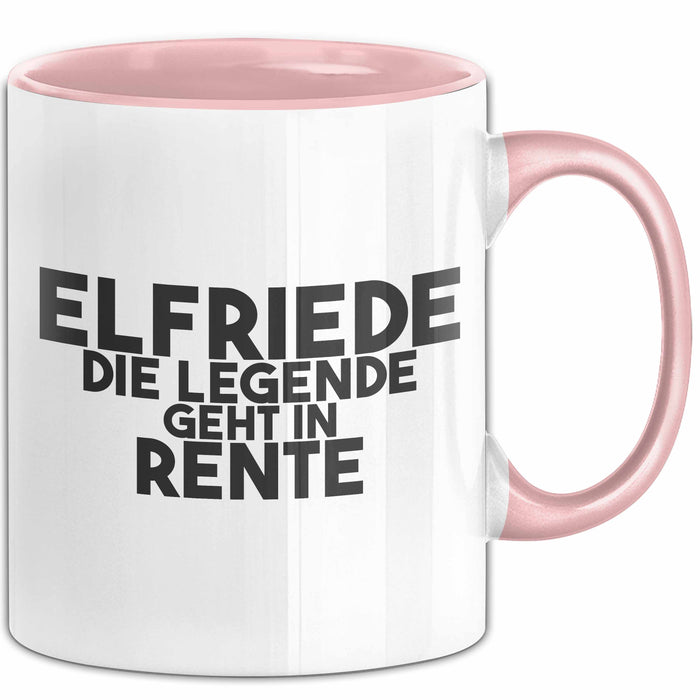 Elfriede Tasse Elfriede – Die Legende Geht In Rente Geschenk