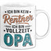 Rentner Pensionär Sarkasmus Opa Tasse Geschenk Lustige Geschenkidee Spruch Ich Bin Kein Rentner Ich Bin Vollzeit Opa Weiß Trendation