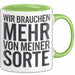 Selbstbewusster Tasse Geschenk Mehr Von Meiner Sorte Grün Trendation