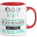 Hip-Hop-Produzentin Geschenk Tasse Becher Die Frau Die Allen Kann Geschenkidee für eine Hip-Hop-Produzentin Lustig Rot Trendation