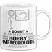 Hobbymeteorologe Geschenk Tasse So Gut Kann Nur Ein Hobbymeteorologe Aussehen Geschenkidee Kaffee-Becher Weiß Trendation