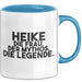 Heike Tasse Heike – Die Frau. Der Mythos. Die Legende. Geschenk Blau Trendation