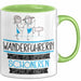 Wanderführerin Weil Es Keinen Schöneren Beruf Gibt Tasse Geschenk für Eine Wanderführerin Lustig Grün Trendation