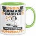 Drum-and-Bass-DJ Tasse Geschenk für Drum-and-Bass-DJ Geburtstag Lustiger Spruch Kaffee-Becher Was Ist Deine Superkraft Grün Trendation