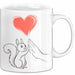 Eichhörnchen Tierliebhaber Tasse Geschenk Lustige Geschenkidee Spruch Weiß Trendation