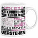 Kiteboarding-Lehrer Geschenk Kaffee-Tasse Geschenkidee für Kiteboarding-Lehrer Ich Bin Kiteboarding-Lehrer Ich Kann Es Dir Erklären Jedoch Nicht Für Dich Verstehen Spruch Lustig Weiß Trendation