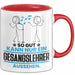 Gesangslehrer Geschenk Tasse So Gut Kann Nur Ein Gesangslehrer Aussehen Geschenkidee Kaffee-Becher Rot Trendation