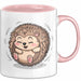 Igel Liebhaber Tasse Geschenkidee für Tierfreunde Rosa Trendation