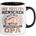 Opa Tasse Geschenk Die Meisten Menschen Nennen Mich Beim Namen Grossvater Geschenkidee Becher Schwarz Trendation
