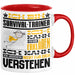 Survival-Trainer Geschenk Kaffee-Tasse Geschenkidee für Survival-Trainer Ich Bin Survival-Trainer Ich Kann Es Dir Erklären Jedoch Nicht Für Dich Verstehen Spruch Lustig Rot Trendation