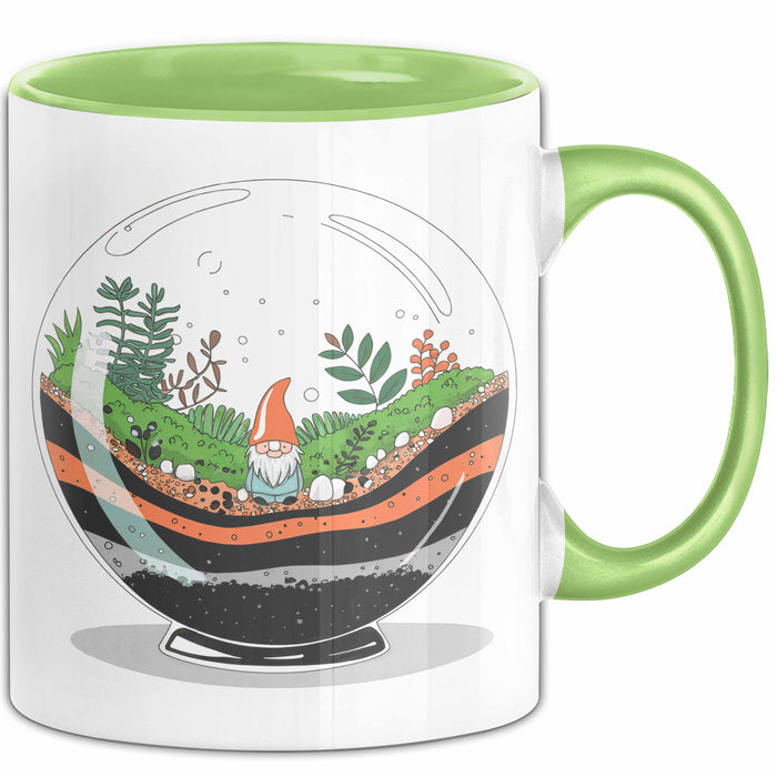 Terrarium Bauer Tasse Geschenk Lustige Geschenkidee Spruch Für Mini Welt Erschaffer Grün Trendation