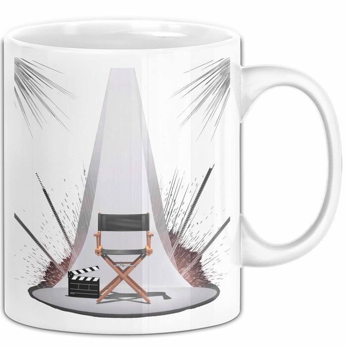 Film Regisseur Tasse Geschenk Lustige Geschenkidee Spruch Für Film Macher Weiß Trendation