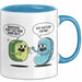 Biologielehrer Unterricht Tasse Geschenk Lustige Geschenkidee Spruch Hey Das Ist Mein Enzym Blau Trendation