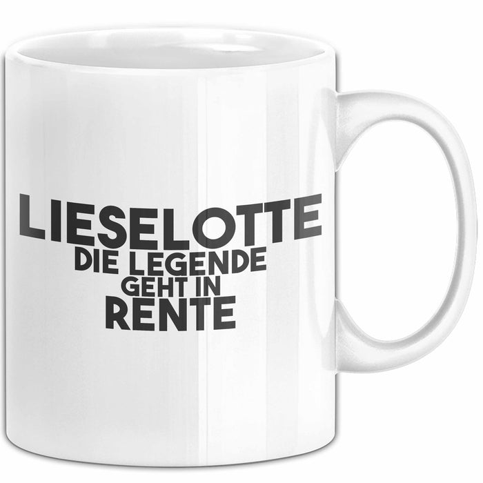 Lieselotte Tasse Lieselotte – Die Legende Geht In Rente Geschenk