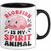 Blobfisch Tasse Geschenk Blobfish Geschenkidee Fan Lustig Humor Becher Trendation