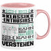 Klassik-Enthusiast Geschenk Tasse Lustige Geschenkdiee für einen Klassik-Enthusiast Geburtstag Ich Bin Klassik-Enthusiast Ich Kann Es Dir Erklären Aber Nicht Für Dich Verstehen Rosa Trendation