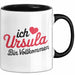 Ursula Tasse Geschenk Ich Bin Vollkommen Ursula Geschenkidee Geburtstag Schwarz Trendation