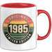 40 Geburtstag Party Tasse Geschenk Lustige Geschenkidee Spruch Original 1985 Limitierte Edition Rot Trendation