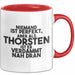 Thorsten Tasse Niemand Ist Perfekt, Thorsten Ist Nah Dran Geschenk Rot Trendation