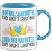 Notfallsanitäter Tasse Geschenk Sanitäter Die Nicht Saufen Sind Wie Katheter Die Nicht Laufen Kaffee-Becher Blau Trendation