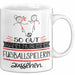 Fußballspielerin Geschenk Tasse So Gut Kann Nur Eine Fußballspielerin Aussehen Geschenkidee Geburtstag Weihnachten Lustig Weiß Trendation