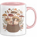 Sammler Tasse Geschenkidee für Wildnahrungs Entdecker Rosa Trendation