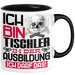 Tischler Ausbildung Tasse Geschenk Ich Bin Tischler In Der Ausbildung Ich Darf Das Geschenkidee Spruch Schwarz Trendation