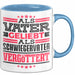 Schwiegervater Tasse Geschenk Geburtstag Bester Schwiegerpapa Geschenkidee Becher Blau Trendation