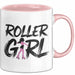 Rollschuh Skater Tasse Geschenk Rollergirl Skating Geschenkidee Lustig Rosa Trendation