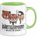 Bärtige Männer Tasse Geschenk Lustige Geschenkidee Spruch Bärtigermann Alles In Einem Grün Trendation