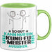Kung-Fu-Meister Geschenk Tasse So Gut Kann Nur Ein Kung-Fu-Meister Aussehen Geschenkidee Kaffee-Becher Grün Trendation