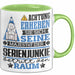Serienjunkie Geschenk Tasse Lustiger Spruch Erheben Sie Sich Der Serienjunkie Betritt den Raum Grün Trendation