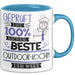 Beste Outdoor-Köchin Der Welt Tasse Geschenk für Eine Outdoor-Köchin Geprüft Und Sicher Geschenkidee Geburtstag Weihnachten Blau Trendation